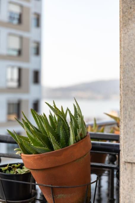 Bonito Piso Con Vistas, Centrico, Acogedor Apartment Vigo Bagian luar foto