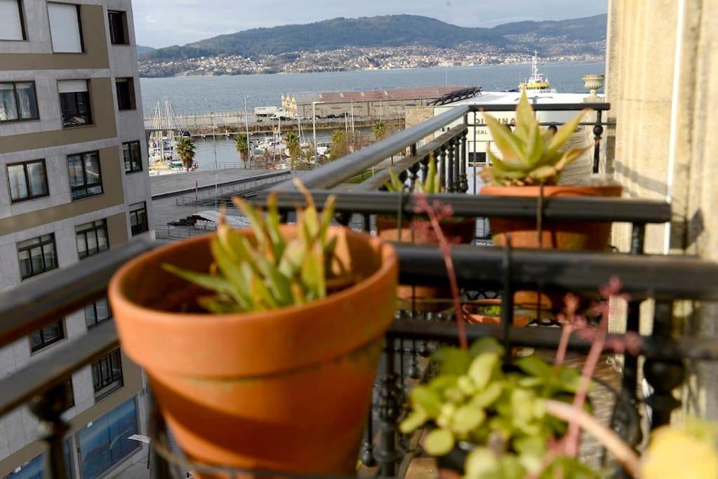 Bonito Piso Con Vistas, Centrico, Acogedor Apartment Vigo Bagian luar foto